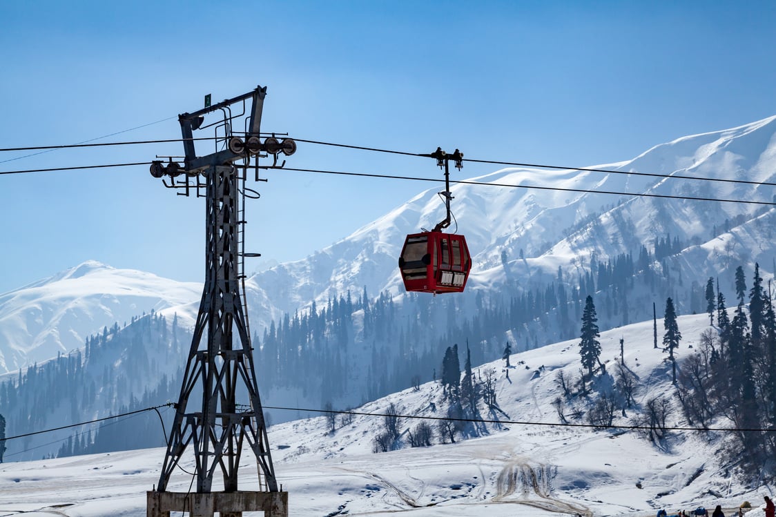 Gandola Cable car in Gulmarg